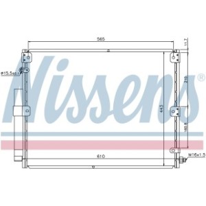 Condenser - Nissens 940375