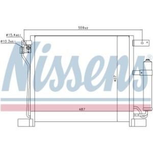 Condenser - Nissens 940384