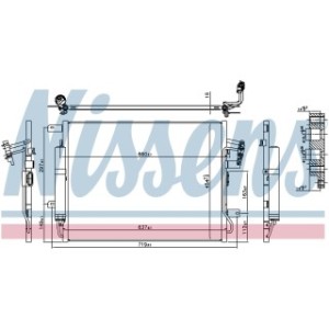 Condenser - Nissens 940481