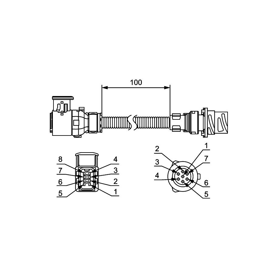 Tail Light Conversion Cable Set - HELLA 8KA 211 923-002