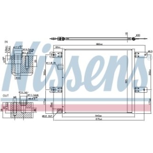Condenser - Nissens 940541