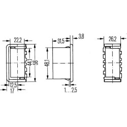 Switch Holder - HELLA 8HG 716 734-001