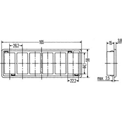 Switch Holder - HELLA 8HG 713 626-001