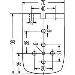 Reflector Holder - HELLA 8HG 003 799-017