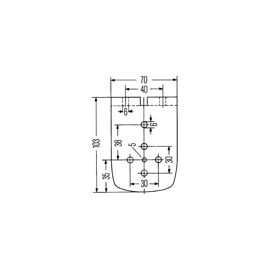Reflector Holder - HELLA 8HG 003 799-017