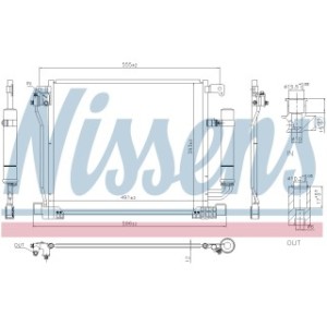 Condenser - Nissens 940555