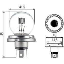 Headlight Bulb For FIAT - HELLA 8GD 002 088-071