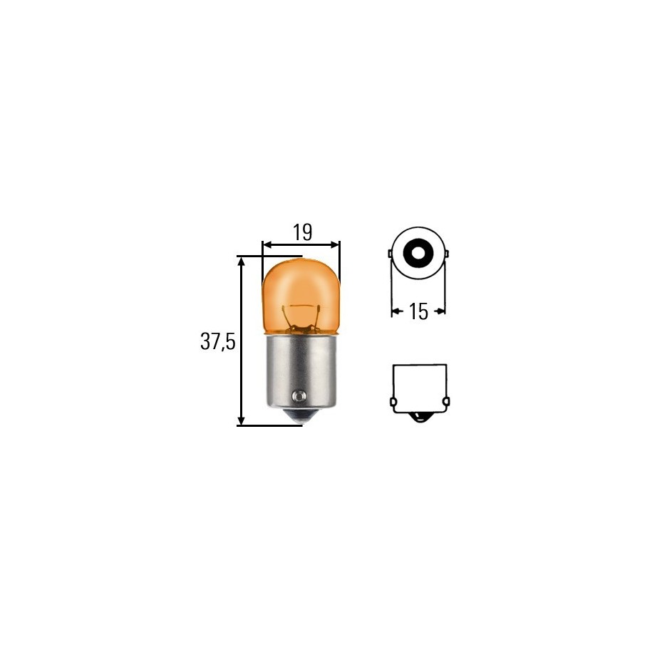 Direction Indicator Bulb - HELLA 8GA 002 071-051
