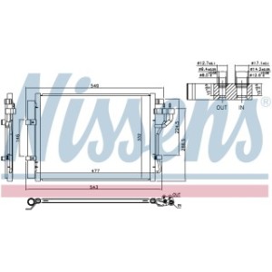 Condenser - Nissens 940592