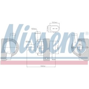 Auxiliary Pump - Nissens 832109
