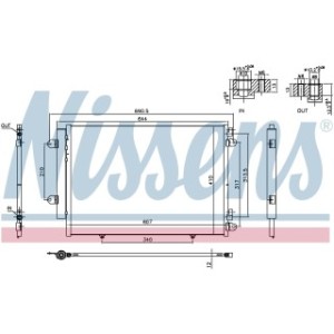 Condenser - Nissens 940691