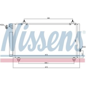Condenser - Nissens 940710