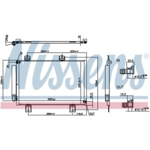 Condenser - Nissens 940810