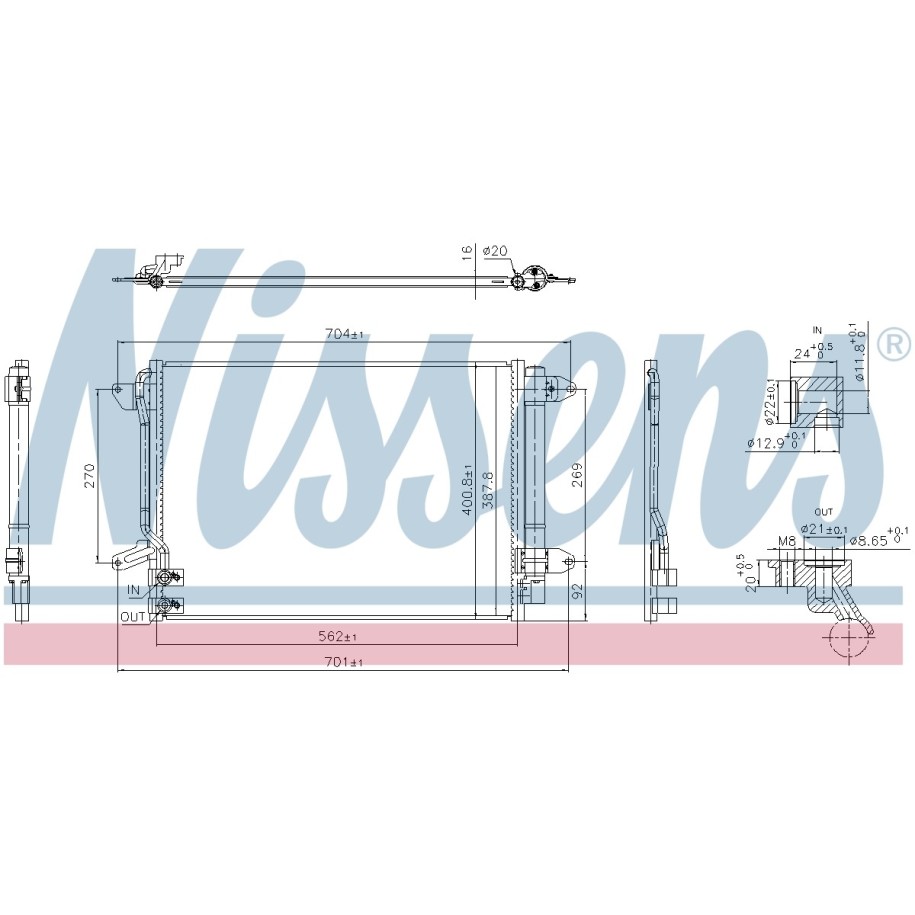 Condenser - Nissens 940907