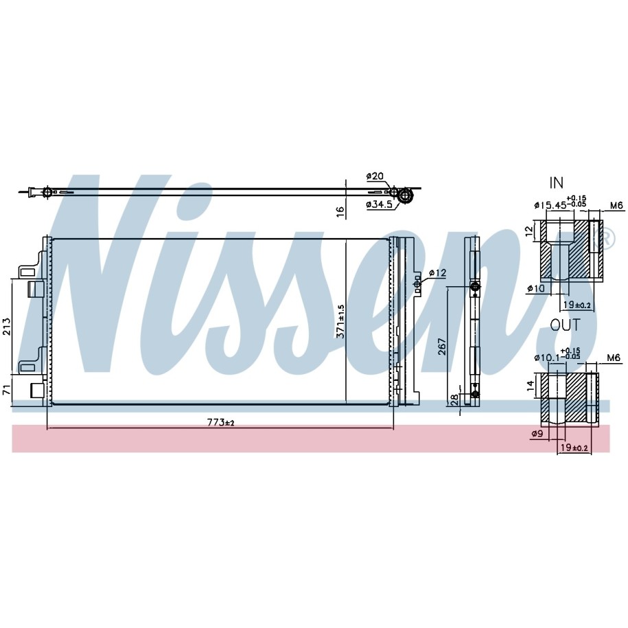 Condenser - Nissens 940962