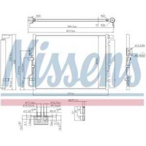 Condenser - Nissens 941072