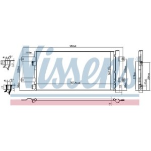 Condenser - Nissens 941073
