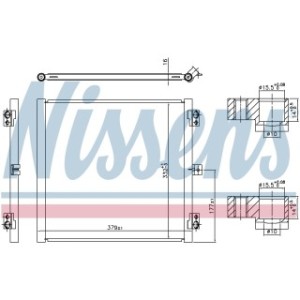 Condenser - Nissens 941079