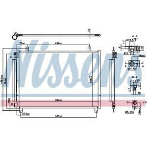 Condenser - Nissens 941106