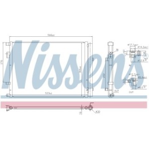 Condenser - Nissens 941162