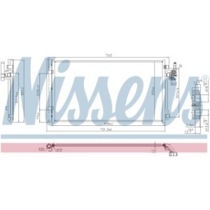 Condenser - Nissens 941175