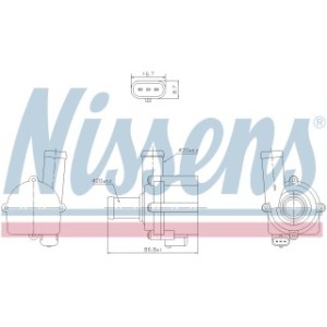 Auxiliary Pump - Nissens 832121
