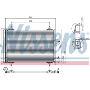 Condenser - Nissens 94542