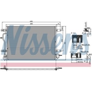 Condenser - Nissens 94583