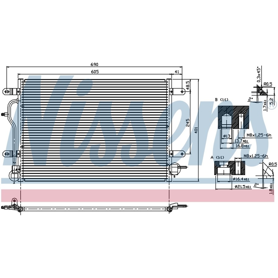 Condenser - Nissens 94583
