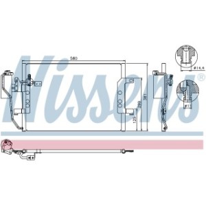 Condenser - Nissens 94588