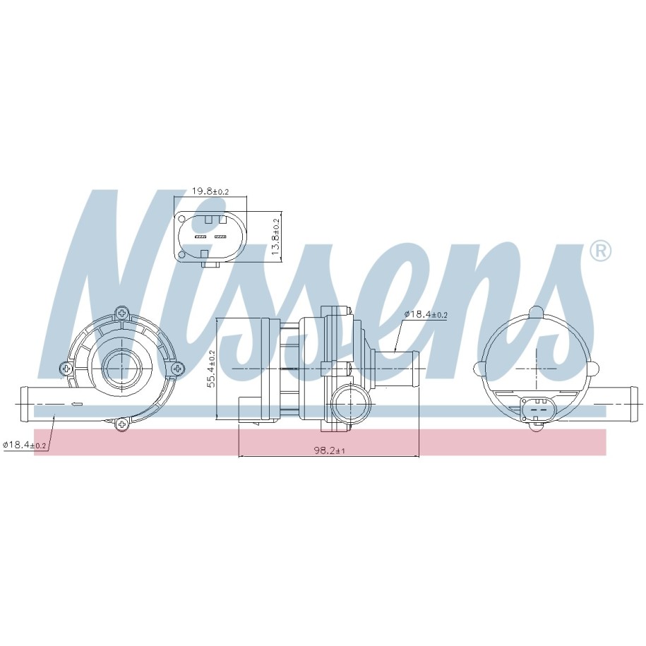 Auxiliary Pump - Nissens 832169