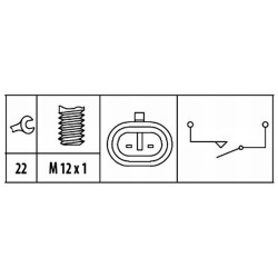 Reverse Light Switch - HELLA 6ZF 181 612-021