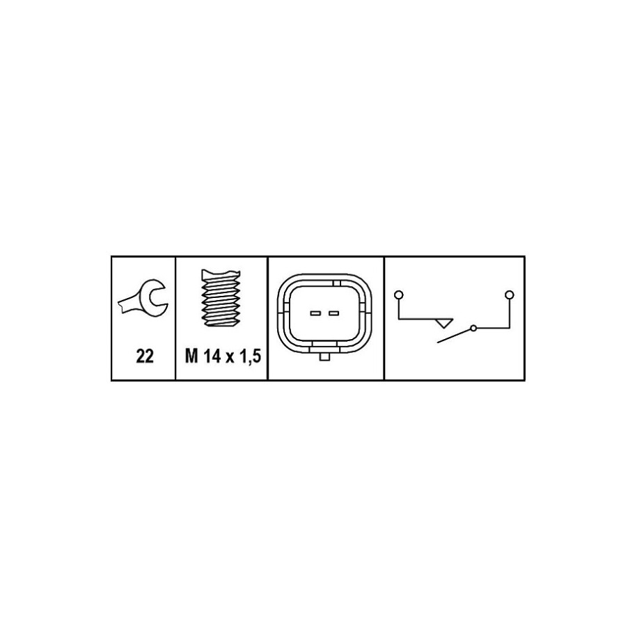 Reverse Light Switch - HELLA 6ZF 008 621-331