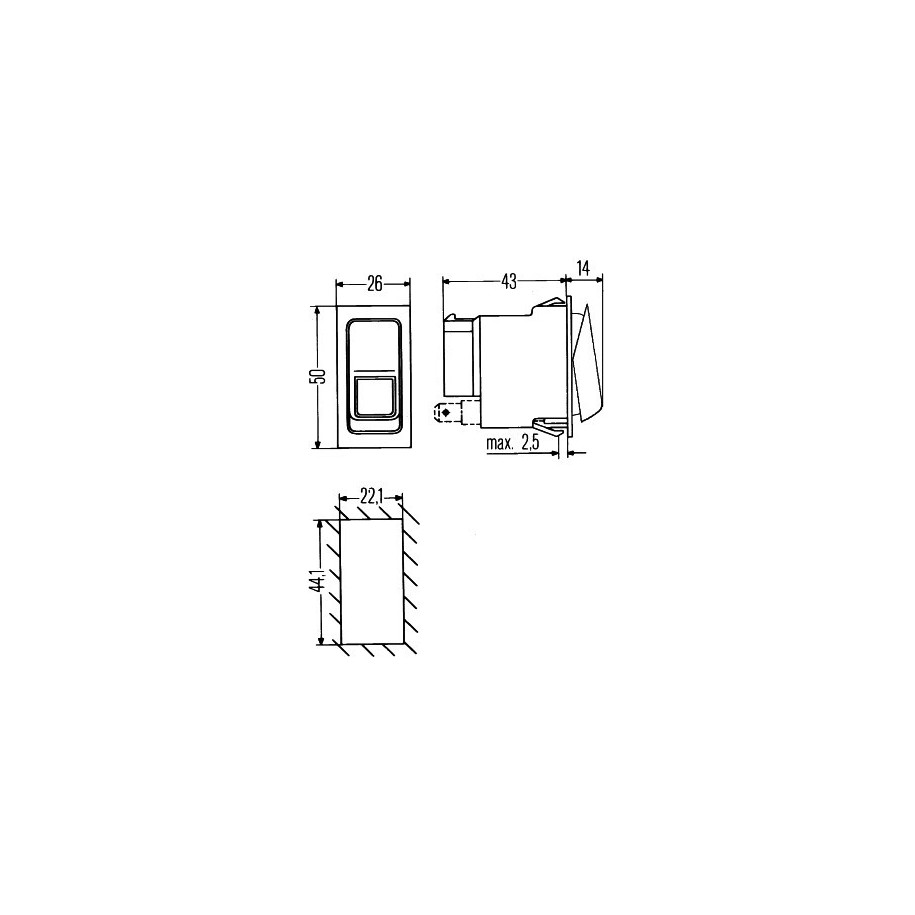 Switch - HELLA 6RH 007 832-341