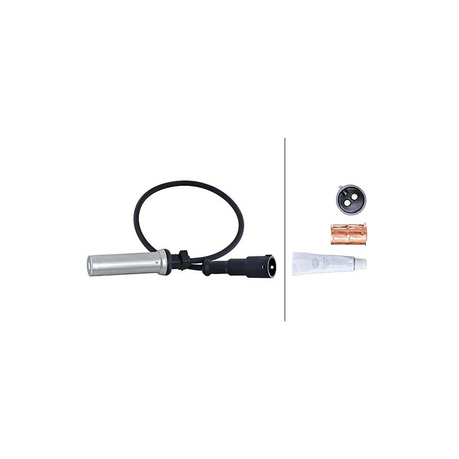 Wheel Speed Sensor - HELLA 6PU 230 048-341