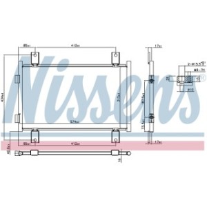 Condenser - Nissens 94712