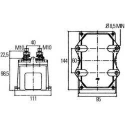 Battery Main Switch - HELLA 6EK 008 776-051