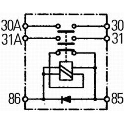 Battery Main Switch - HELLA 6EK 008 776-001