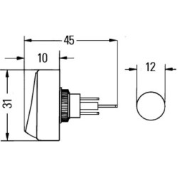 Switch - HELLA 6EH 007 946-011