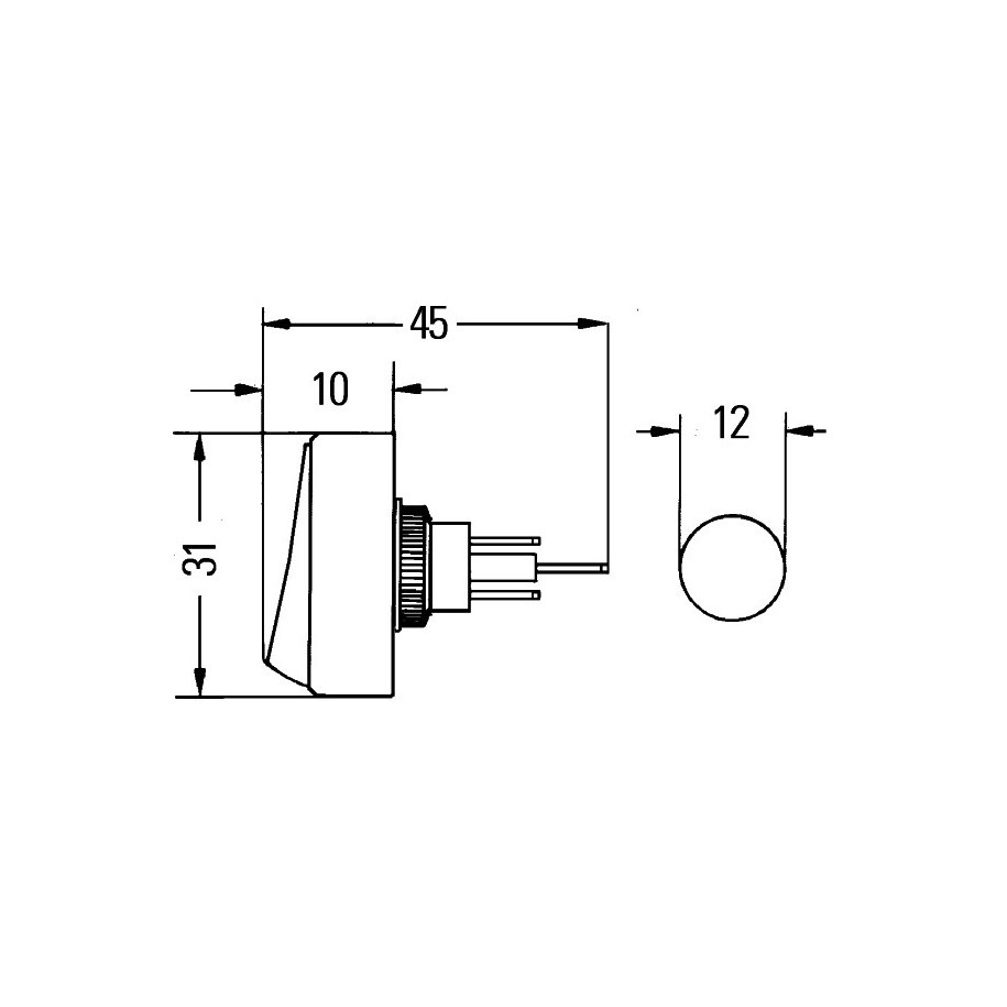 Switch - HELLA 6EH 007 946-011