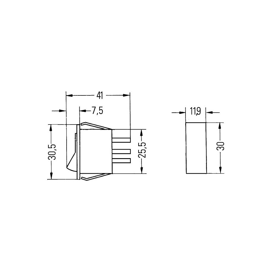 Switch - HELLA 6EH 004 406-022