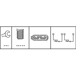 Stop Light Switch For BMW - HELLA 6DF 007 666-001