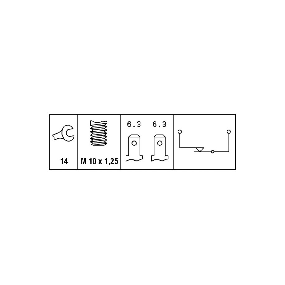 Clutch Control (Engine Timing) Switch - HELLA 6DF 007 364-001