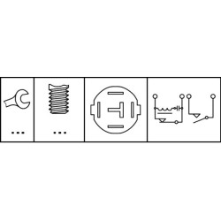 Stop Light Switch For VAUXHALL - HELLA 6DD 008 622-401