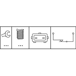 Stop Light Switch For FORD JAGUAR - HELLA 6DD 008 622-151
