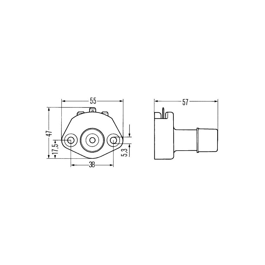 Headlight Switch - HELLA 6AJ 001 751-021
