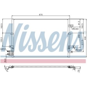 Condenser - Nissens 94777