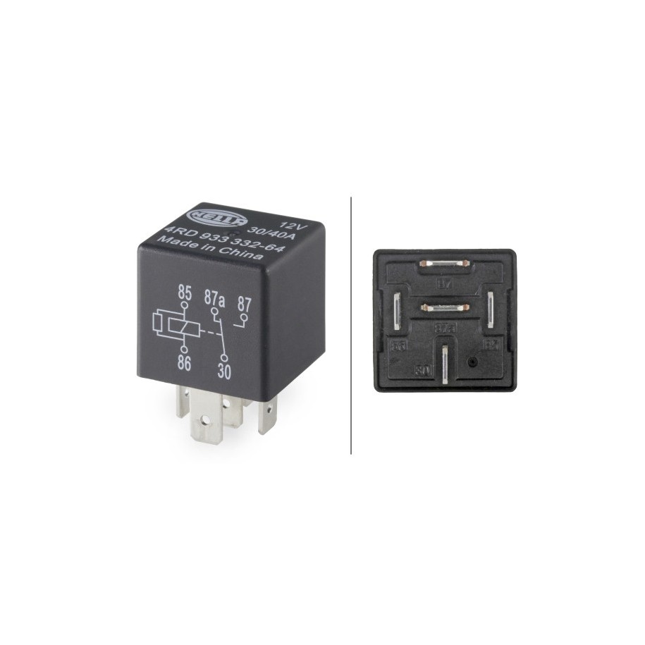 Windscreen Wipe Interval Relay - HELLA 4RD 933 332-641