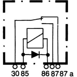 Main Current Relay - HELLA 4RD 007 794-041