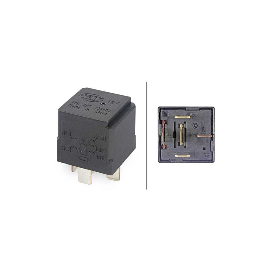 Main Current Relay - HELLA 4RD 007 794-027